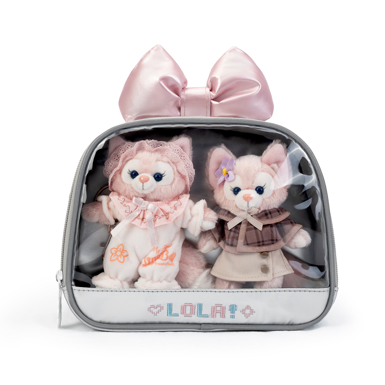 Compact Plushies Bag with Clear Display – Convertible for Backpack, Shoulder & Crossbody Carry