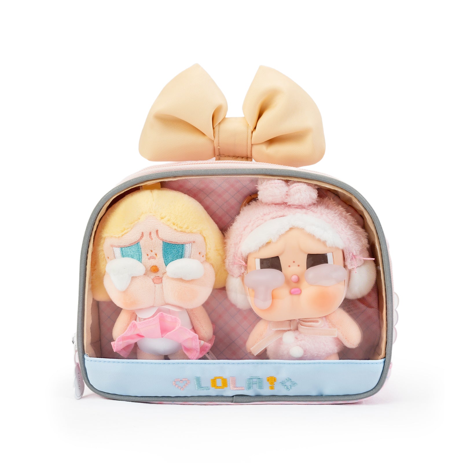 Compact Plushies Bag with Clear Display – Convertible for Backpack, Shoulder & Crossbody Carry