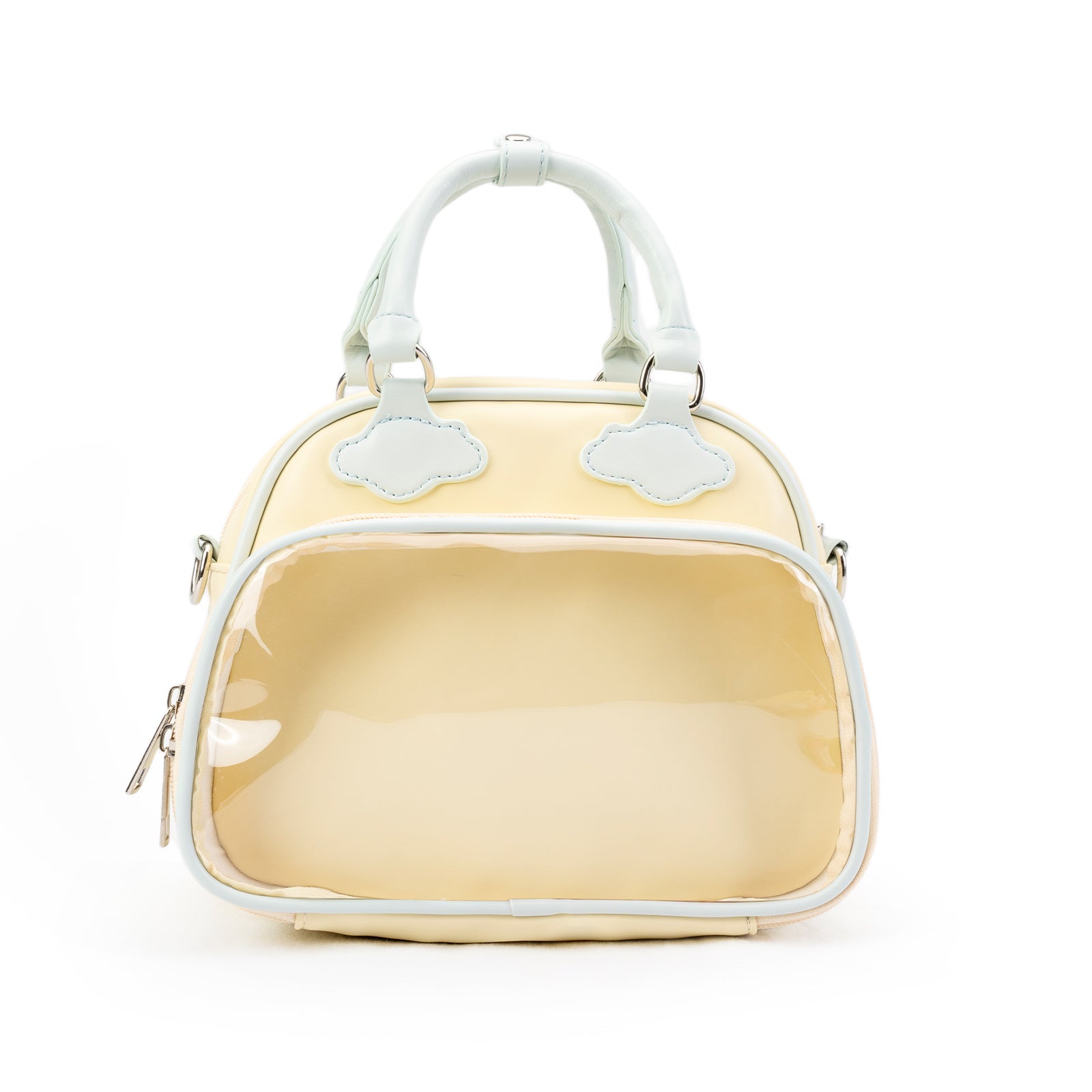 Plushies Companion Bag with Clear Display – 4-Way Convertible Square Backpack