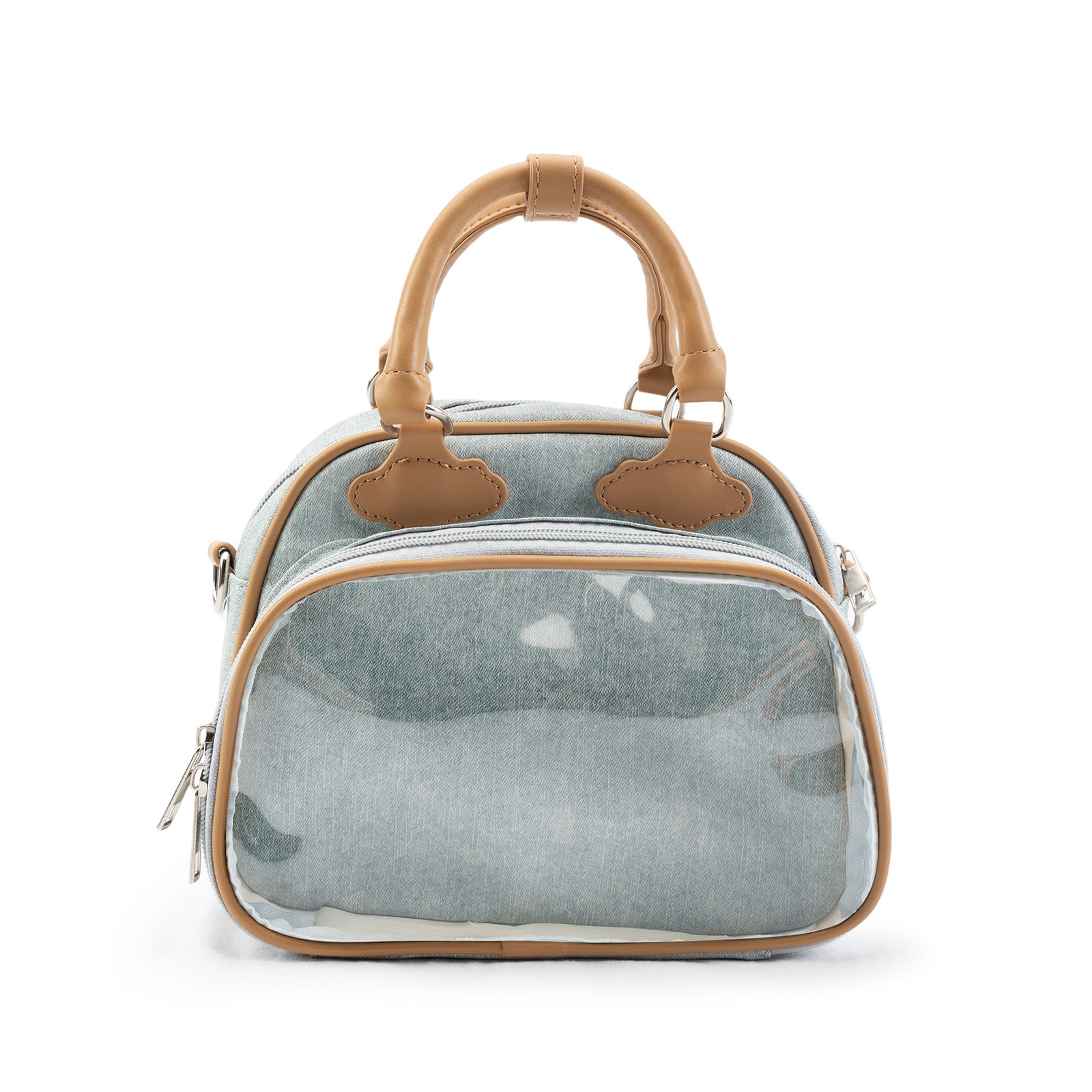 Plushies Companion Bag with Clear Display – 4-Way Convertible Square Backpack