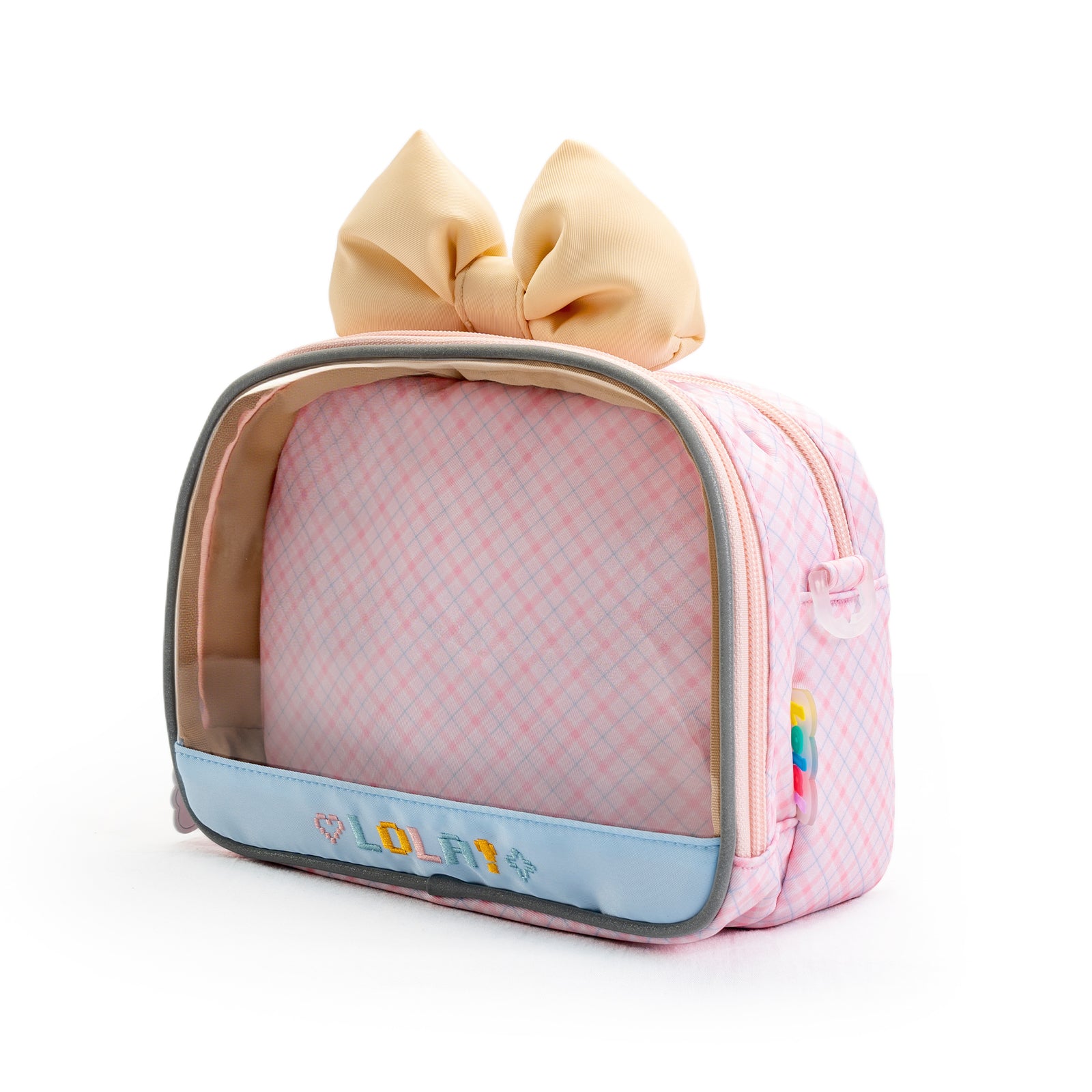 Compact Plushies Bag with Clear Display – Convertible for Backpack, Shoulder & Crossbody Carry