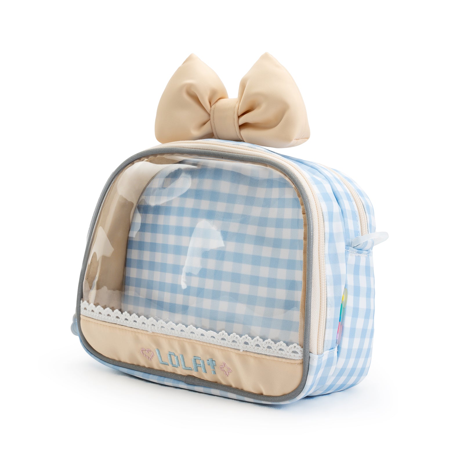 Compact Plushies Bag with Clear Display – Convertible for Backpack, Shoulder & Crossbody Carry