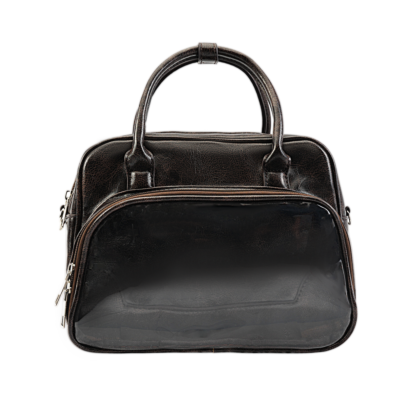 Plushies Companion Bag with Clear Display – 4-Way Convertible Square Backpack