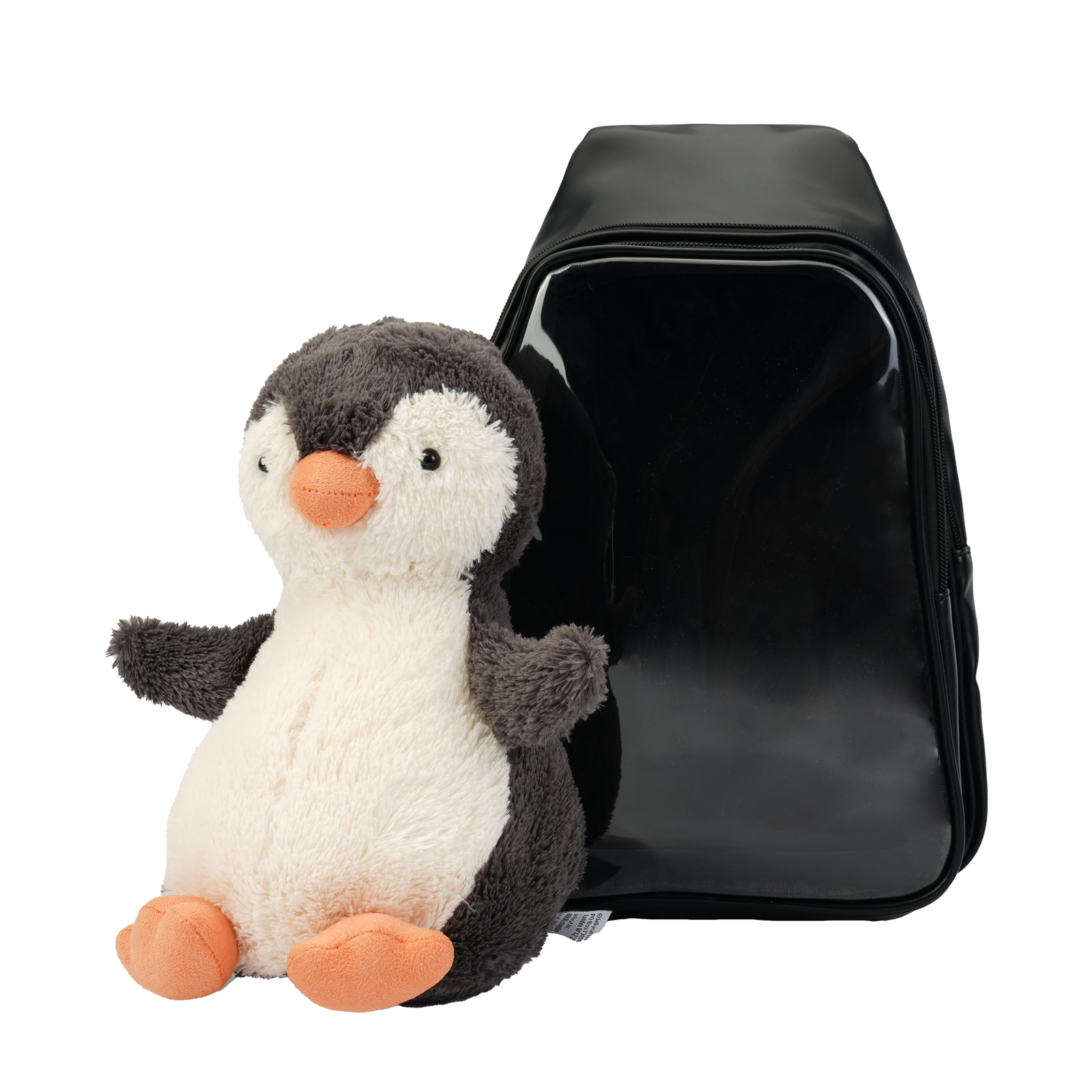 Large Plushies Companion Bag with Clear Display – Convertible for Backpack, Crossbody & Shoulder Carry