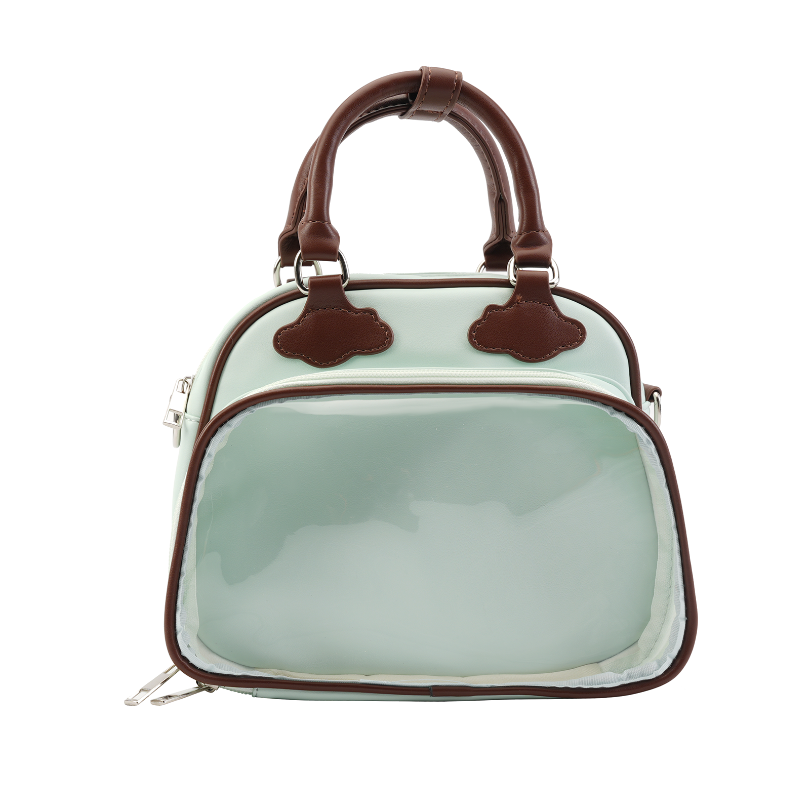 Plushies Companion Bag with Clear Display – 4-Way Convertible Square Backpack