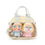 Plushies Companion Bag with Clear Display – 4-Way Convertible Square Backpack