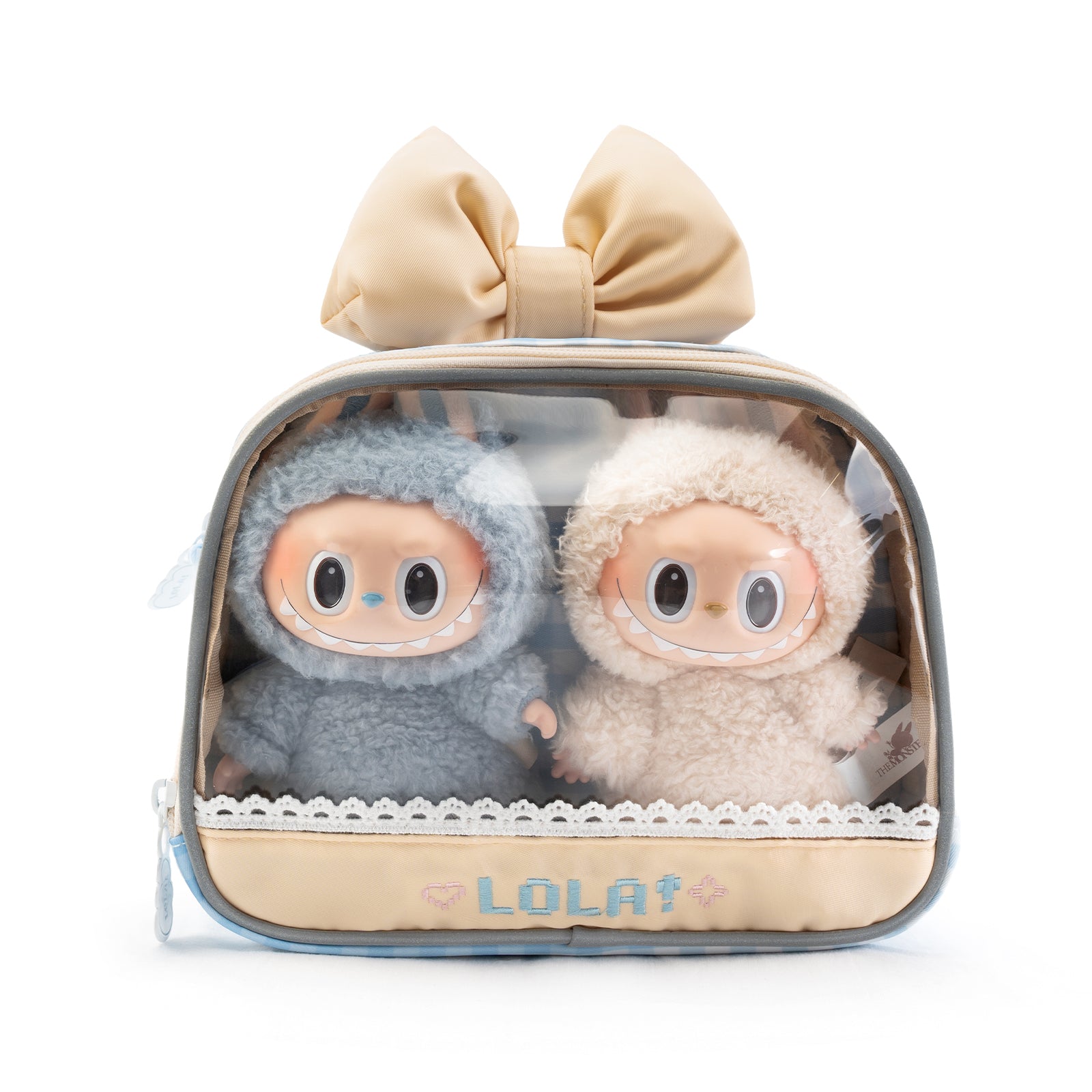 Compact Plushies Bag with Clear Display – Convertible for Backpack, Shoulder & Crossbody Carry