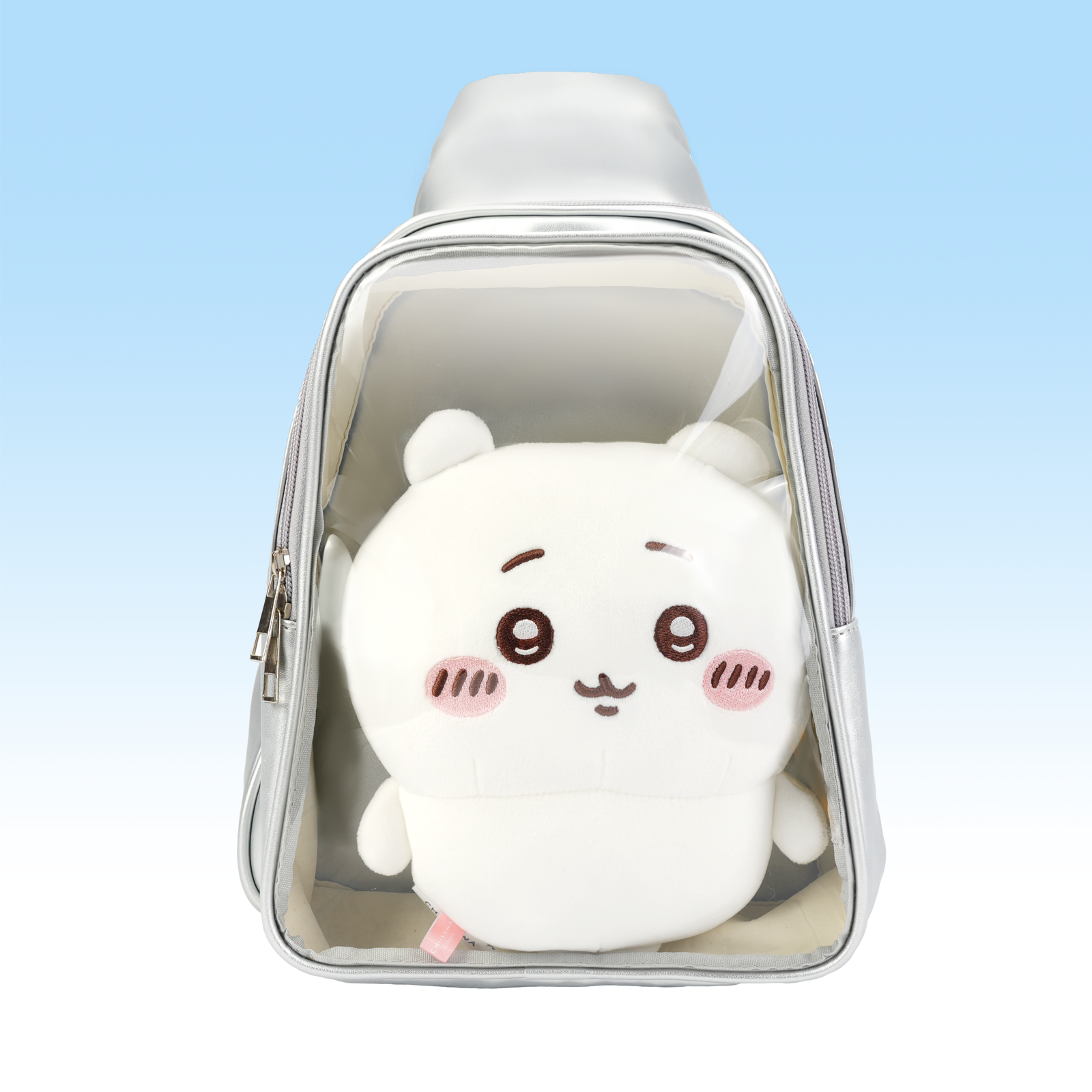 Large Plushies Companion Bag with Clear Display – Convertible for Backpack, Crossbody & Shoulder Carry