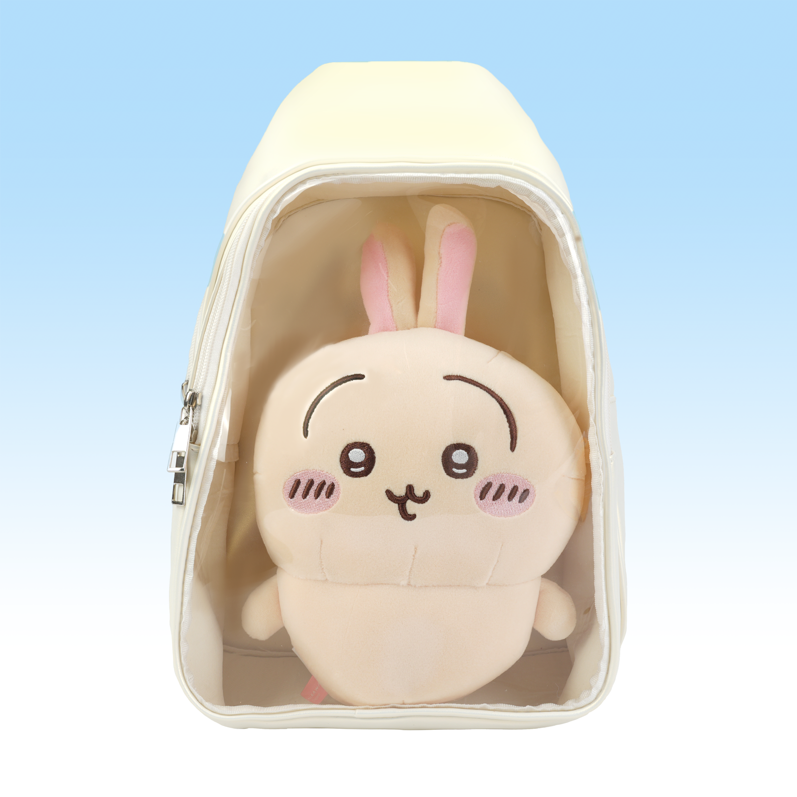 Large Plushies Companion Bag with Clear Display – Convertible for Backpack, Crossbody & Shoulder Carry