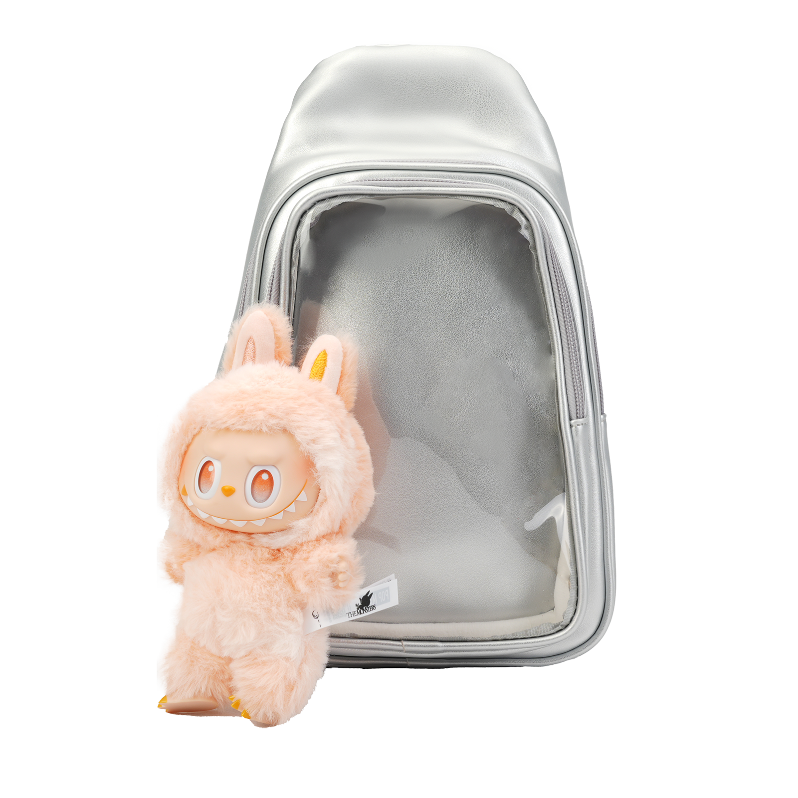 Plushies Companion Bag with Clear Display – Convertible for Crossbody & Shoulder Carry