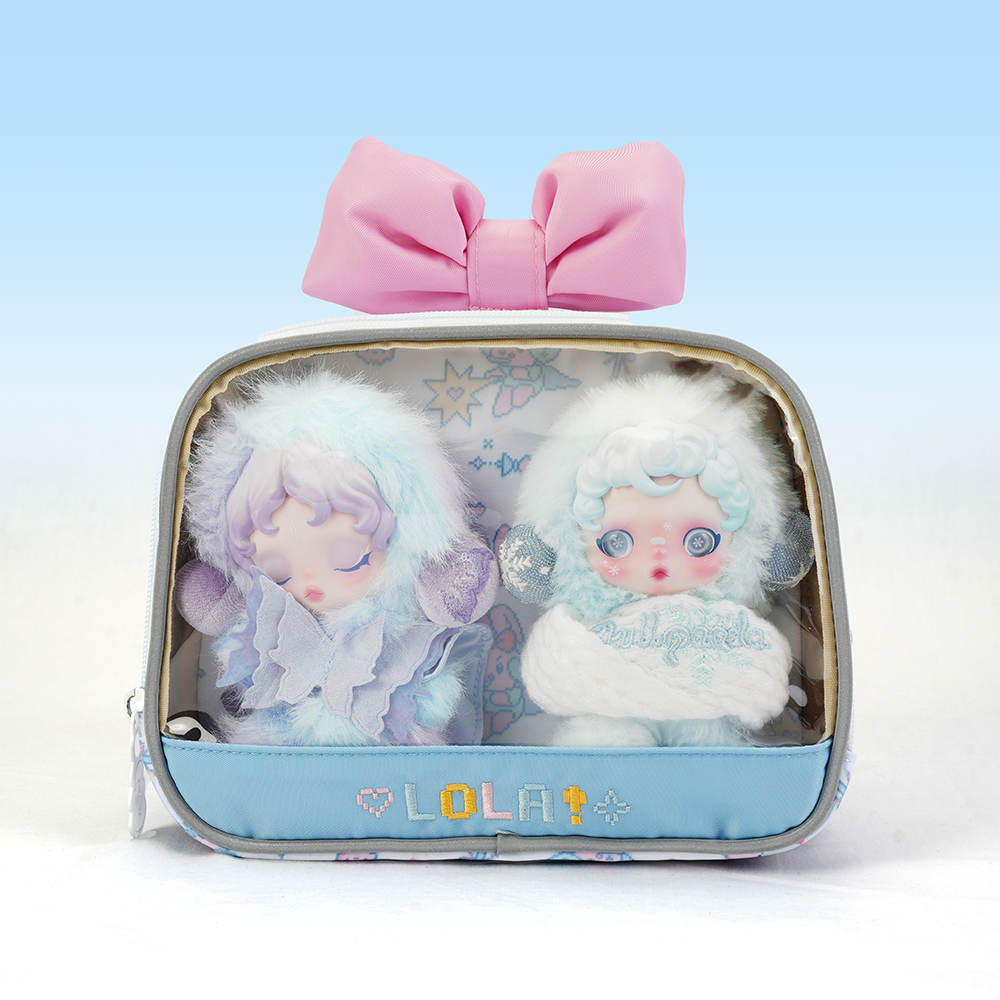 Compact Plushies Bag with Clear Display – Convertible for Backpack, Shoulder & Crossbody Carry