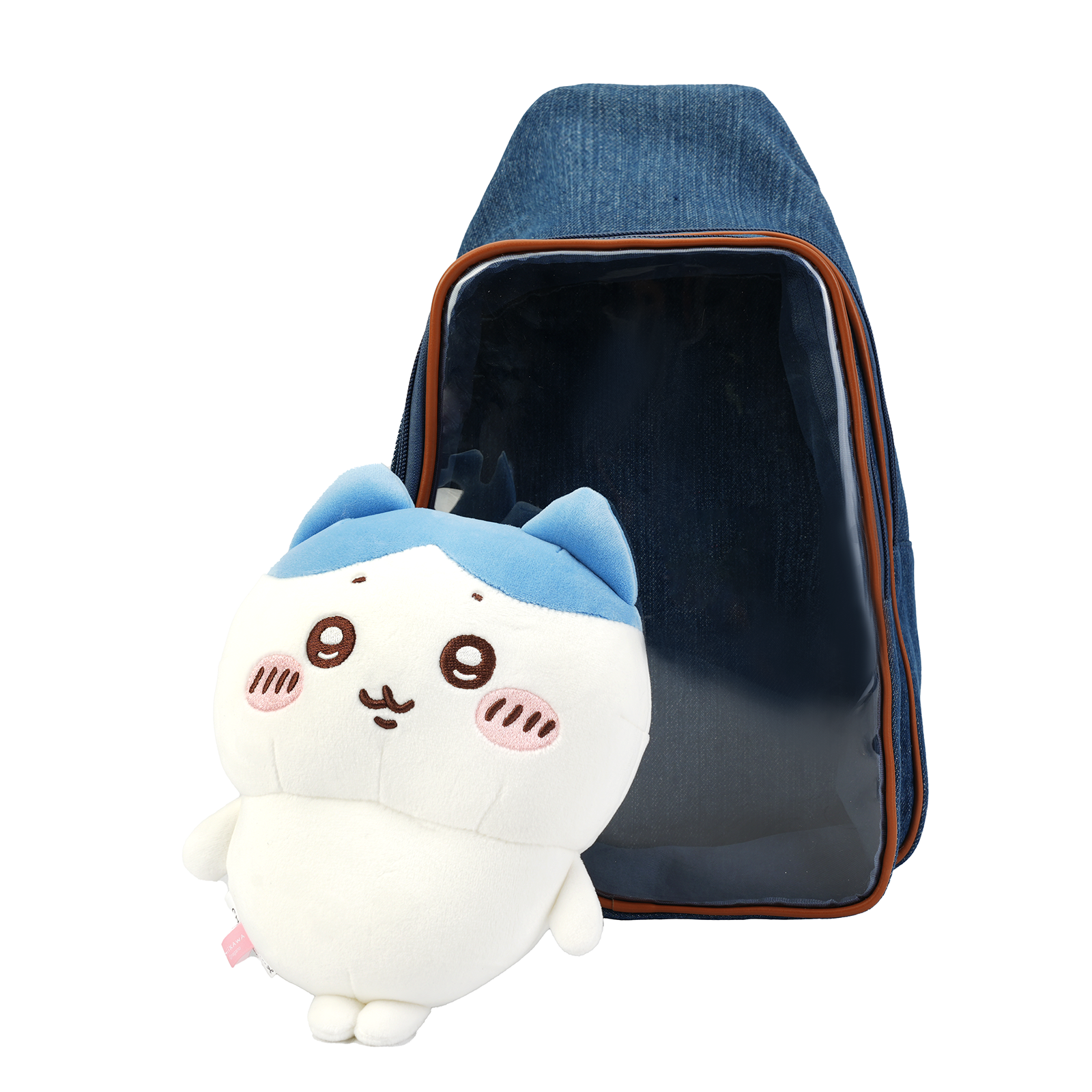 Large Plushies Companion Bag with Clear Display – Convertible for Backpack, Crossbody & Shoulder Carry
